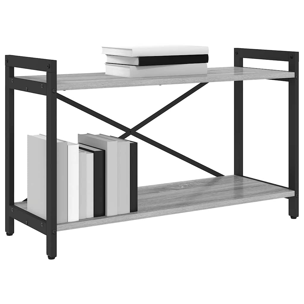 Bookshelf 80 x 30 x 50 cm Engineered Wood Grey sonoma