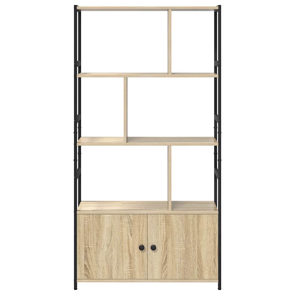 Bookshelf Sonoma Oak 80 x 30 x 155.5 cm Engineered Wood