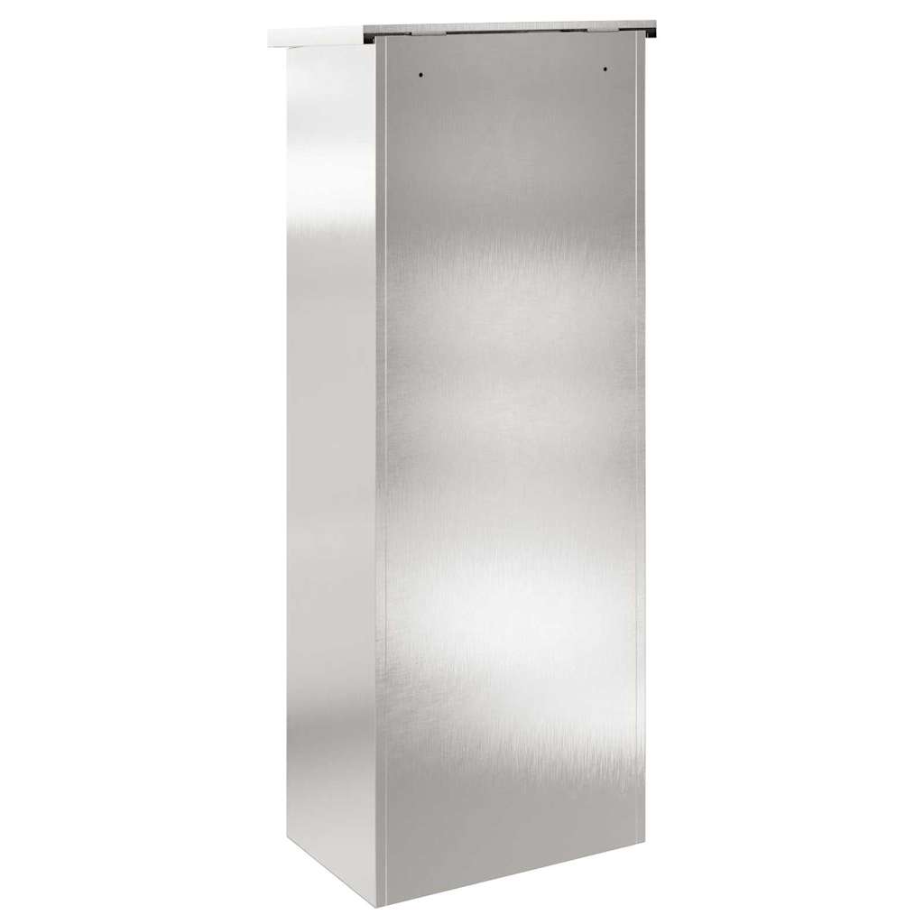Parcel Drop Box Silver 44.5 x 29 x 110.5 cm Stainless Steel