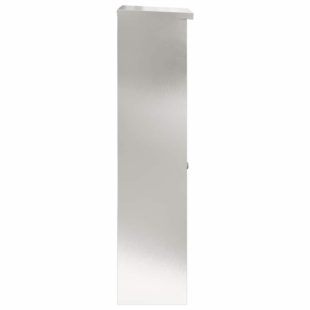 Parcel Drop Box Silver 44.5 x 29 x 110.5 cm Stainless Steel