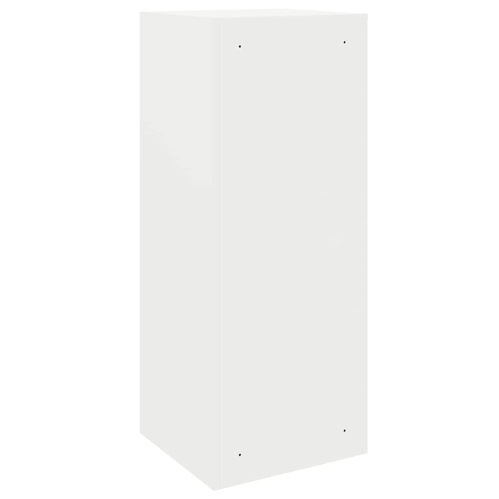 Parcel Drop Box with Storage White 47.5 x 38 x 59 cm Steel