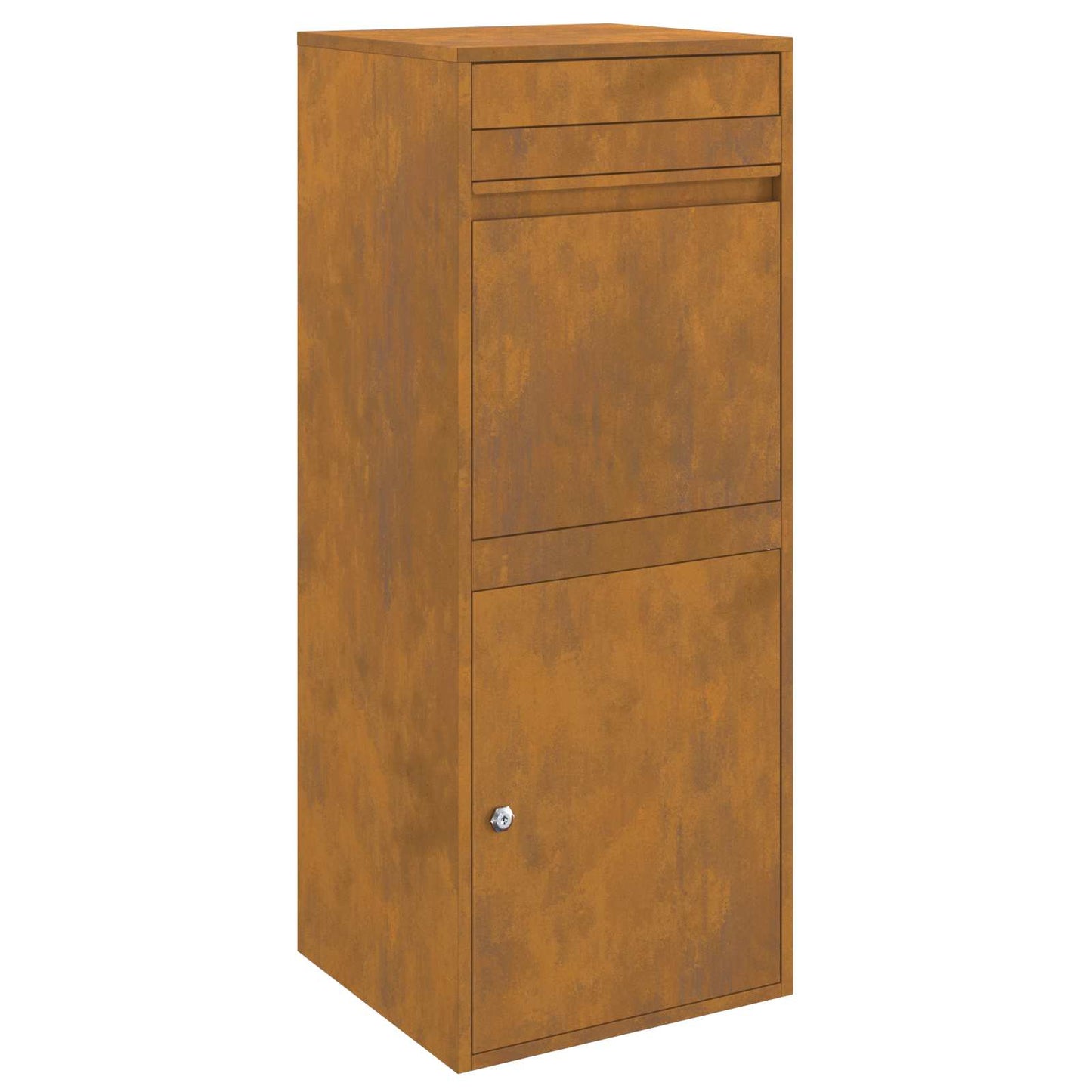 Parcel Drop Box Rusty 41 x 38 x 103 cm Weathering Steel