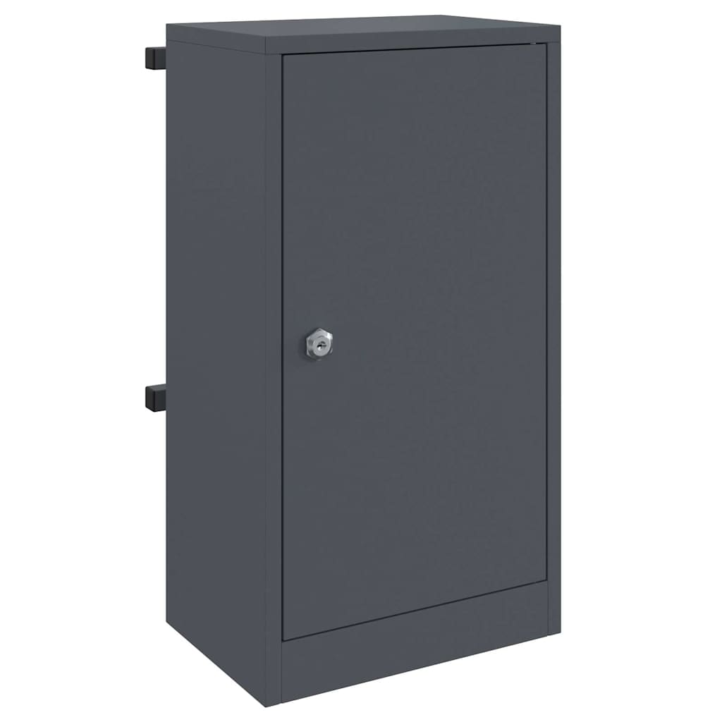 Mailbox with Storage with Door Anthracite 30 x 20 x 55 cm Steel