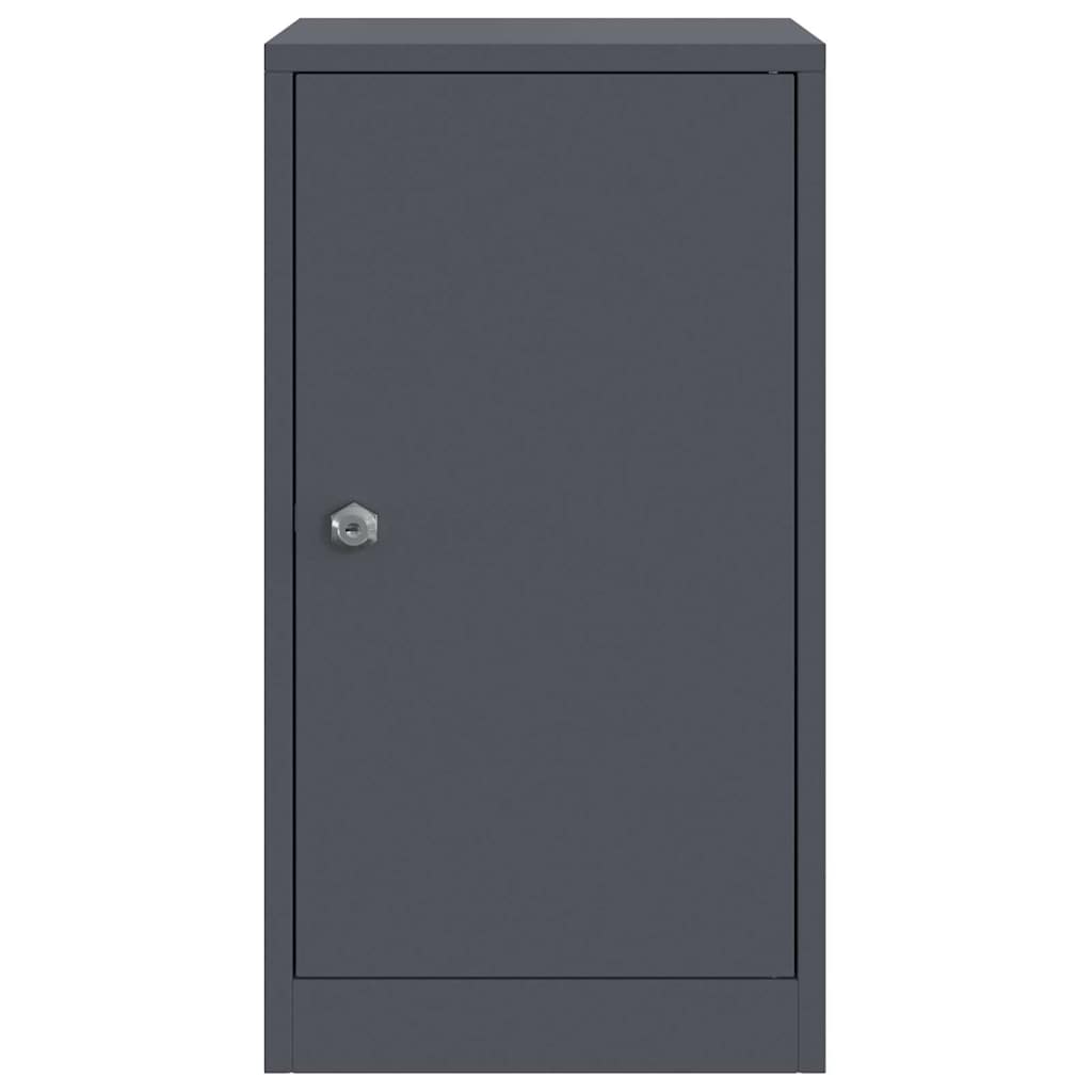 Mailbox with Storage with Door Anthracite 30 x 20 x 55 cm Steel