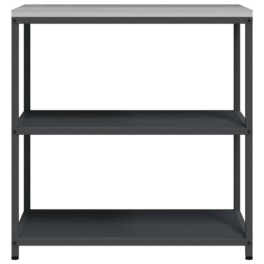 Kitchen Storage HATTEM Anthracite 90 x 50 x 92 cm Steel