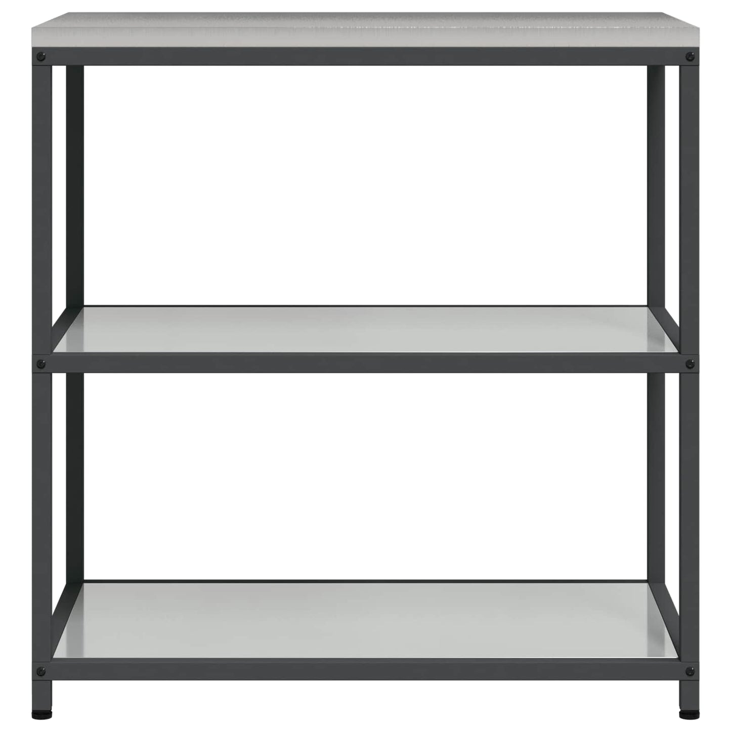 Kitchen Storage HATTEM Silver 90 x 50 x 92 cm Steel