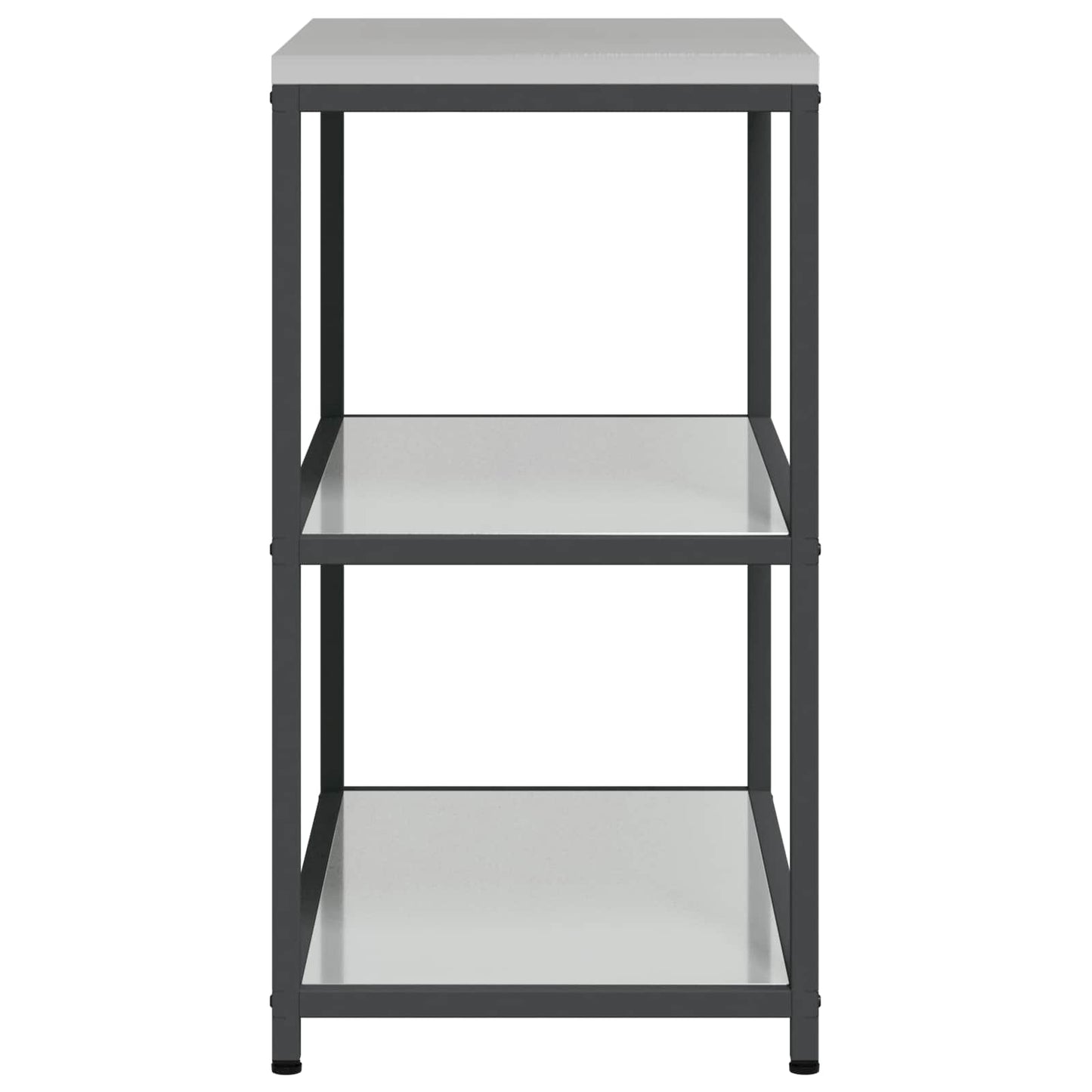 Kitchen Storage HATTEM Silver 90 x 50 x 92 cm Steel