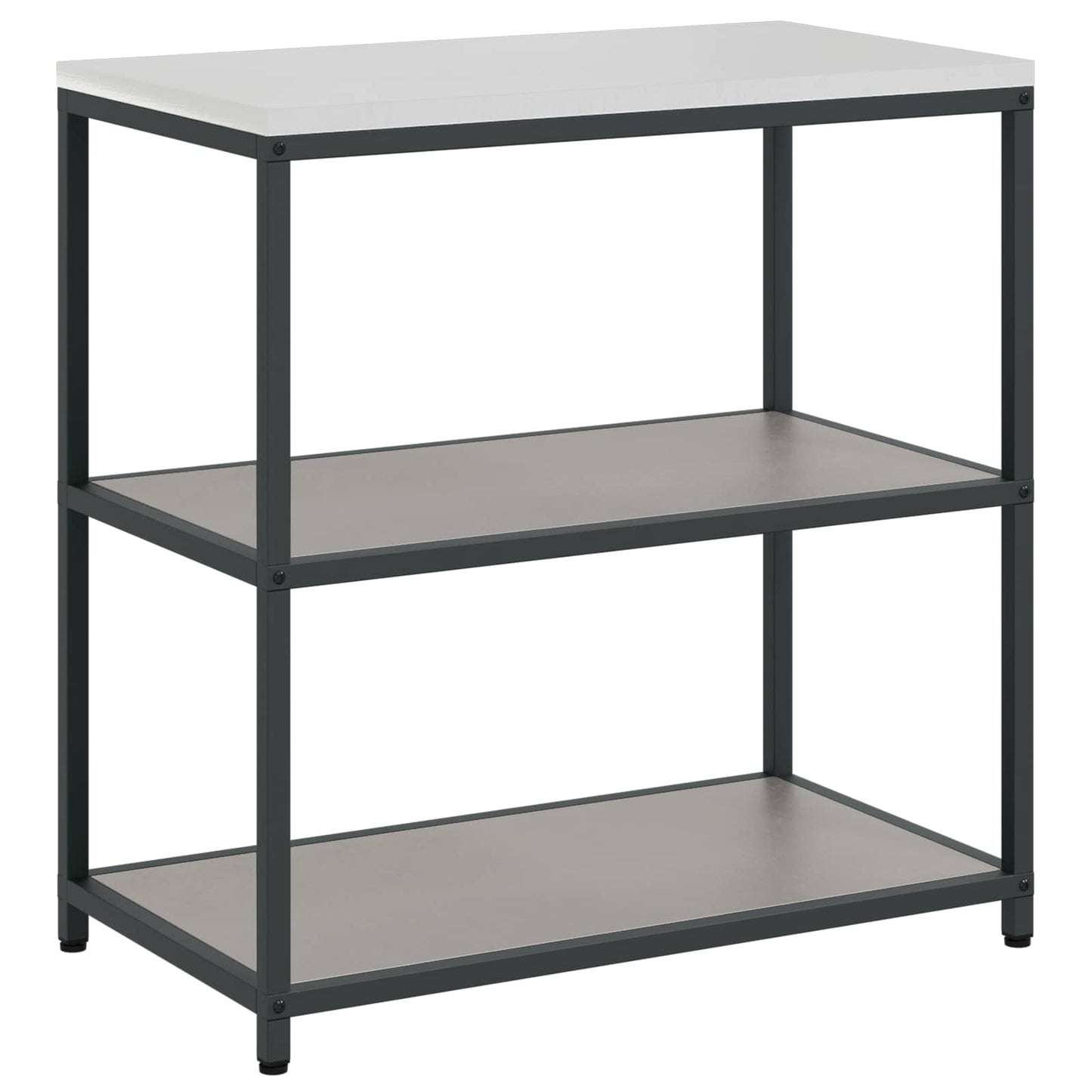 Kitchen Shelving Unit HATTEM Rusty 90 x 50 x 92 cm Steel