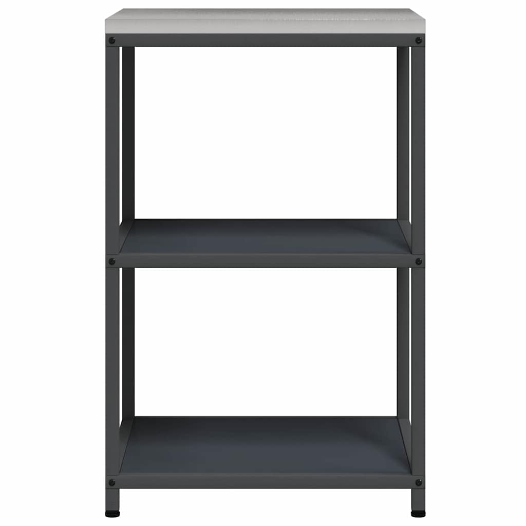 Kitchen Storage HATTEM Anthracite 60 x 50 x 92 cm Steel