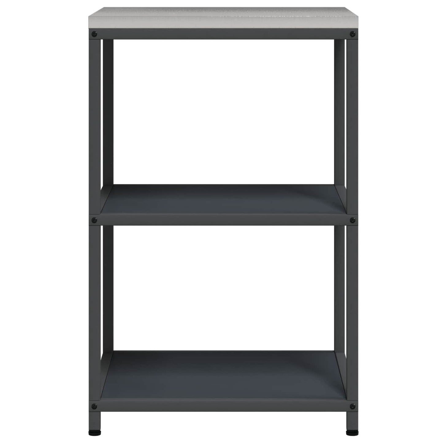 Kitchen Storage HATTEM Anthracite 60 x 50 x 92 cm Steel