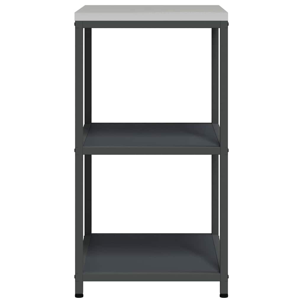 Kitchen Storage HATTEM Anthracite 60 x 50 x 92 cm Steel