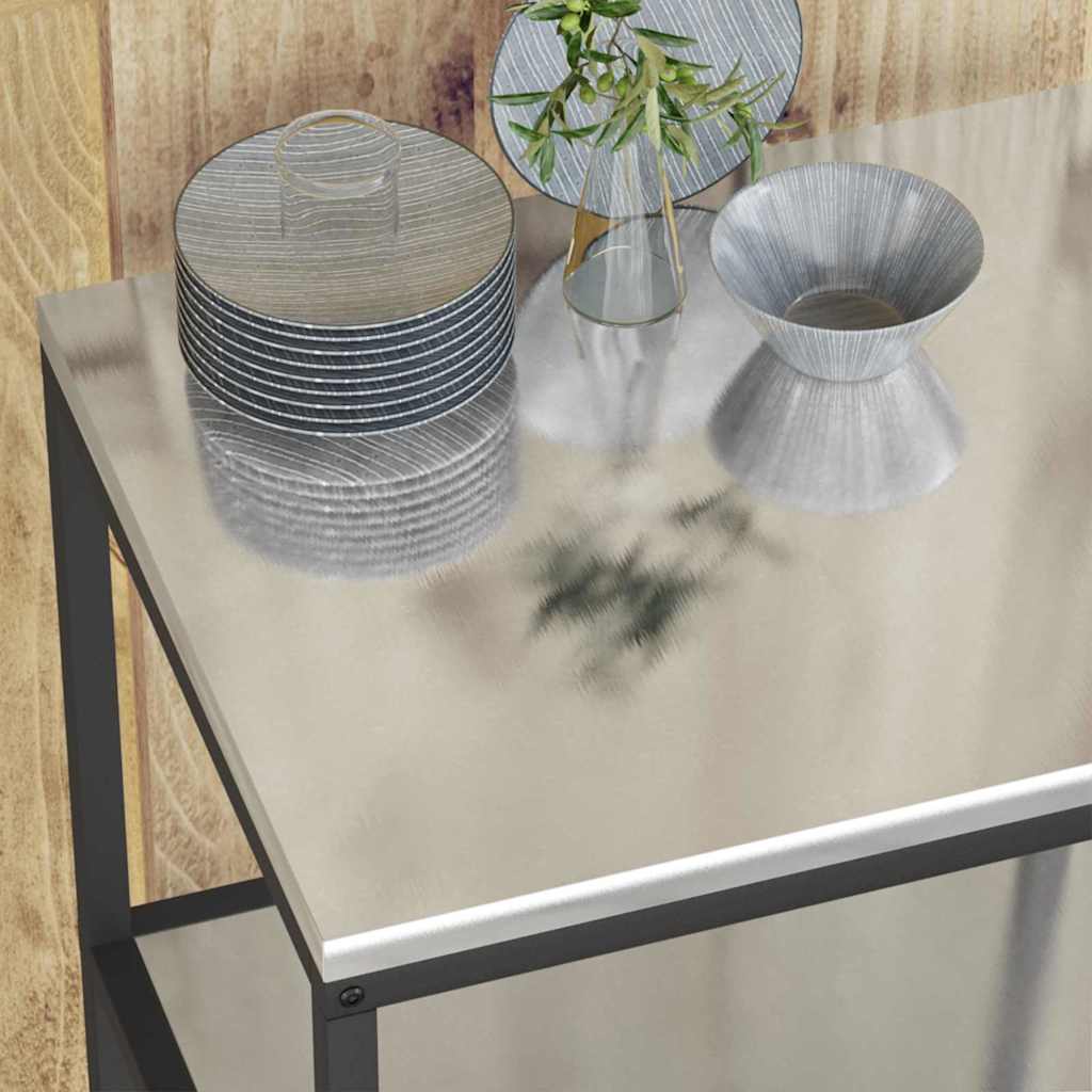 Kitchen Storage HATTEM Silver 60 x 50 x 92 cm Steel