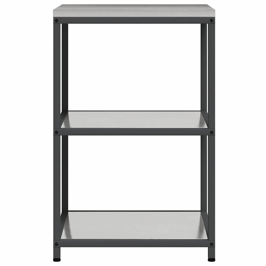 Kitchen Storage HATTEM Silver 60 x 50 x 92 cm Steel