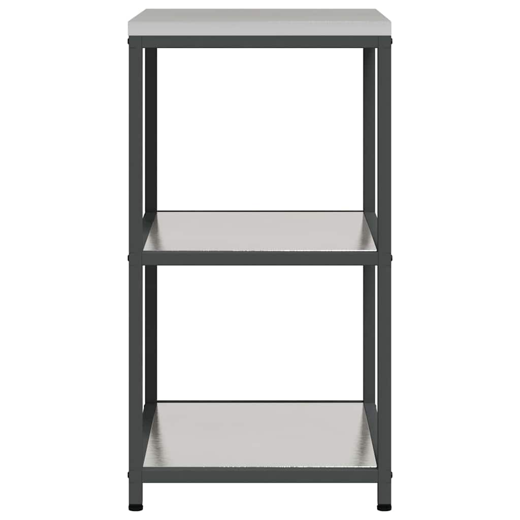 Kitchen Storage HATTEM Silver 60 x 50 x 92 cm Steel