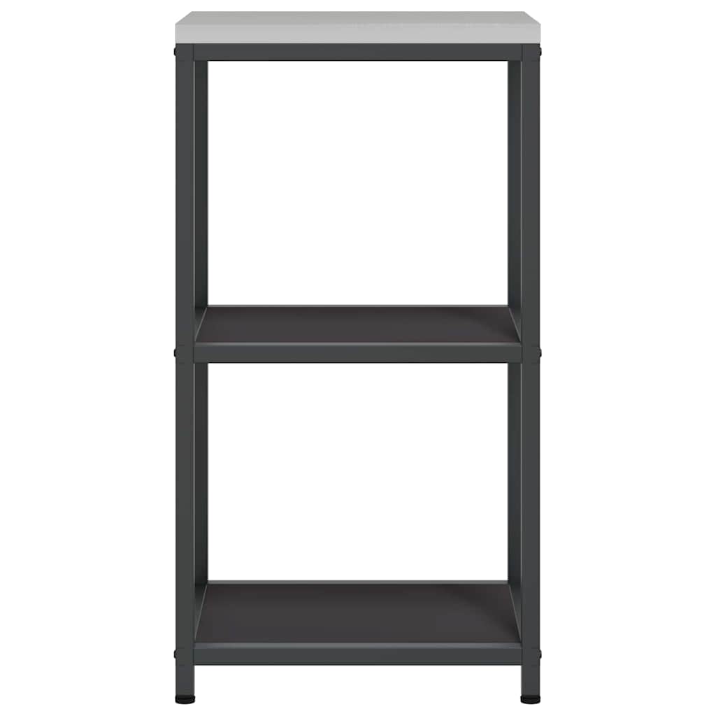 Kitchen Storage HATTEM Black 40 x 50 x 92 cm Steel