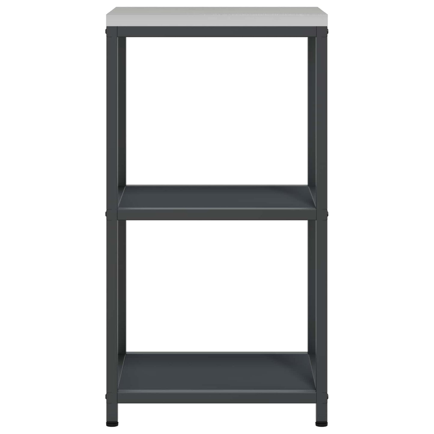 Kitchen Storage with Shelf Anthracite 40 x 50 x 92 cm Steel