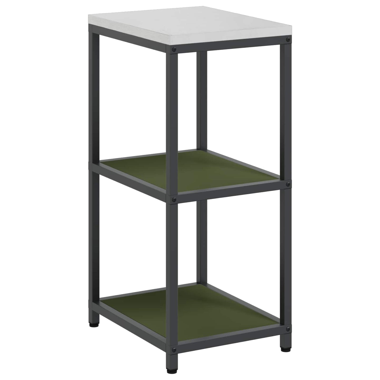 Kitchen Storage HATTEM Olive Green 40 x 50 x 92 cm Steel