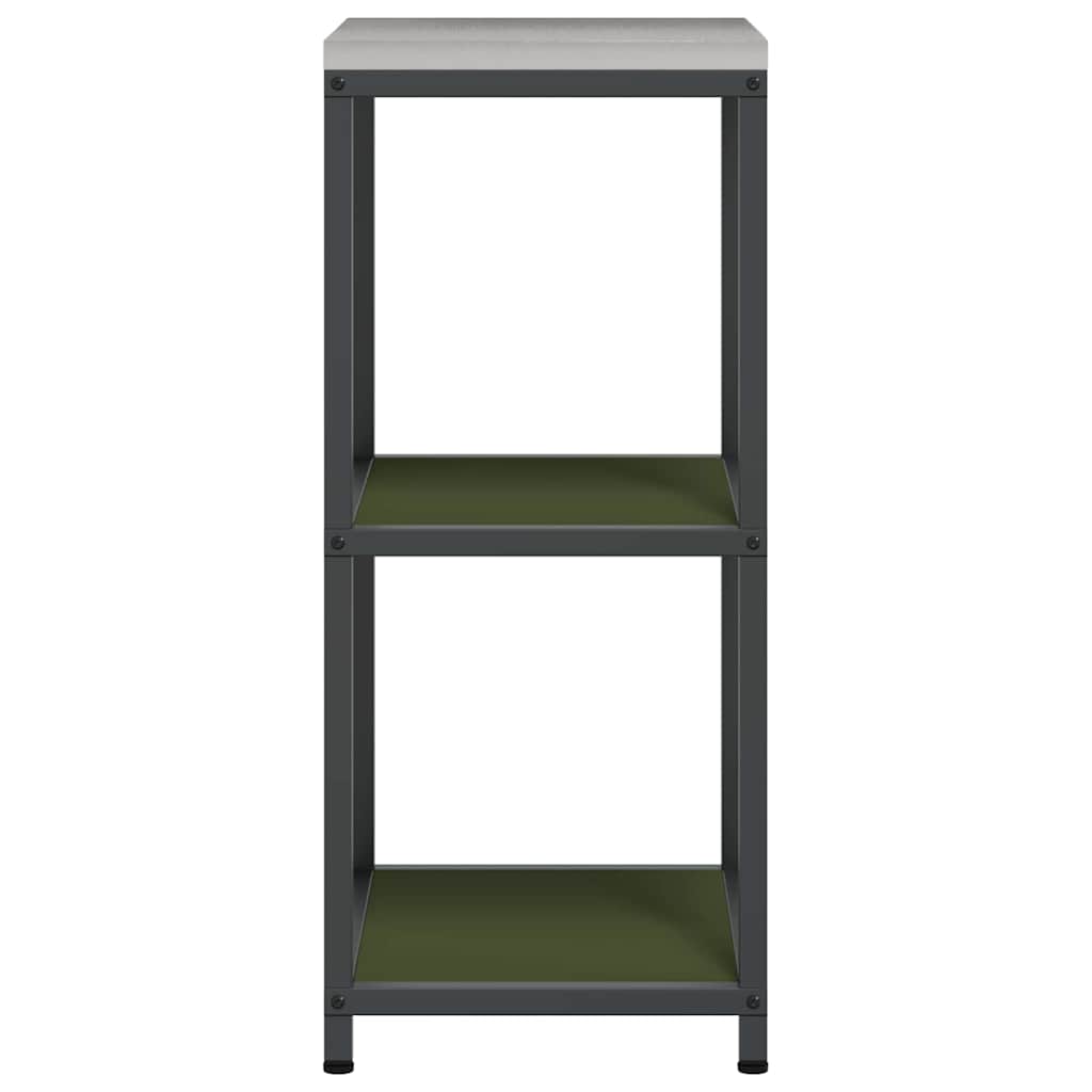 Kitchen Storage HATTEM Olive Green 40 x 50 x 92 cm Steel