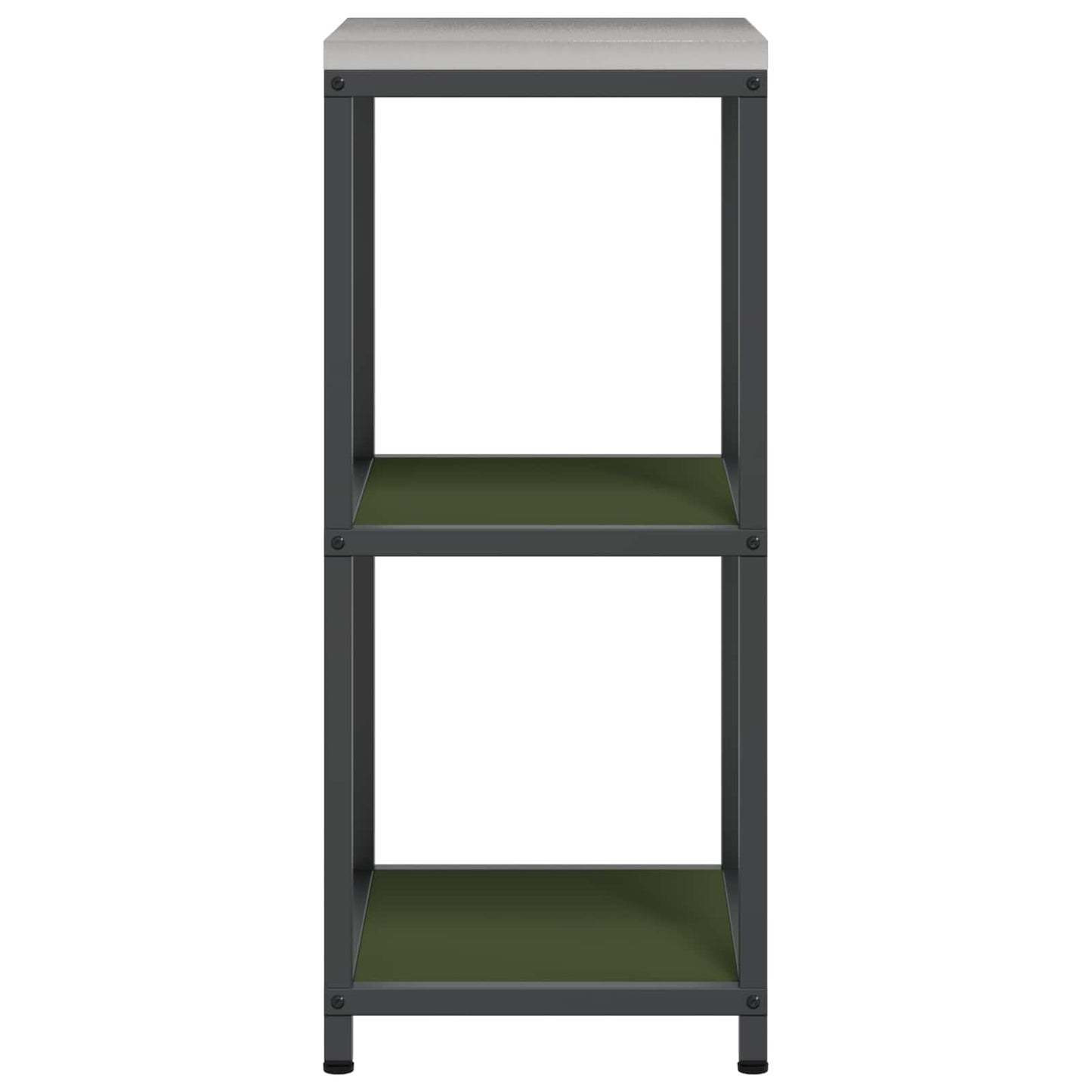 Kitchen Storage HATTEM Olive Green 40 x 50 x 92 cm Steel