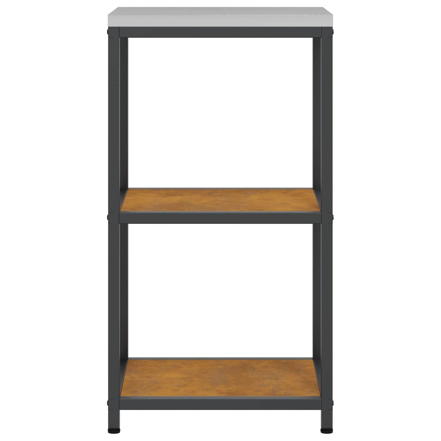 Kitchen Storage HATTEM Rusty 40 x 50 x 92 cm Steel