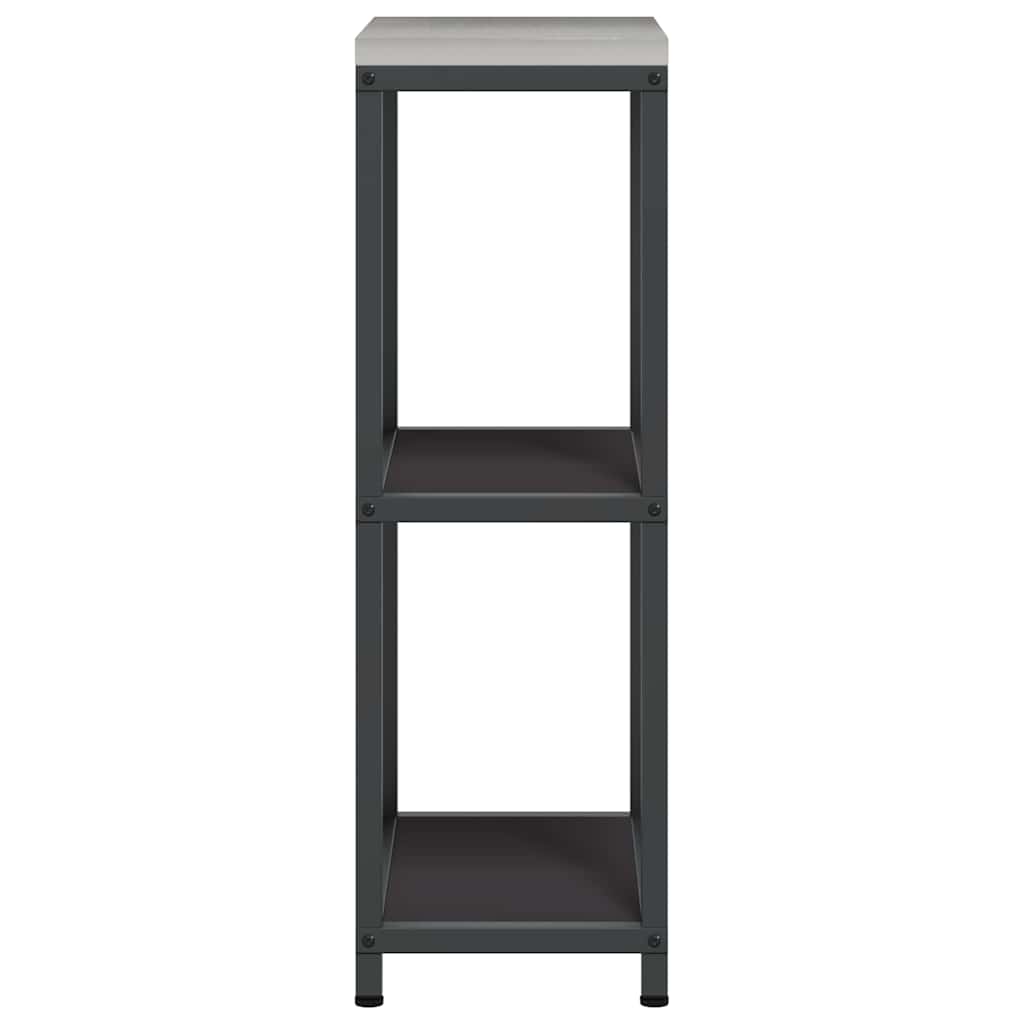 Kitchen Storage HATTEM Black 30 x 50 x 92 cm Steel