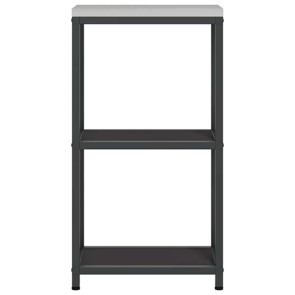 Kitchen Storage HATTEM Black 30 x 50 x 92 cm Steel