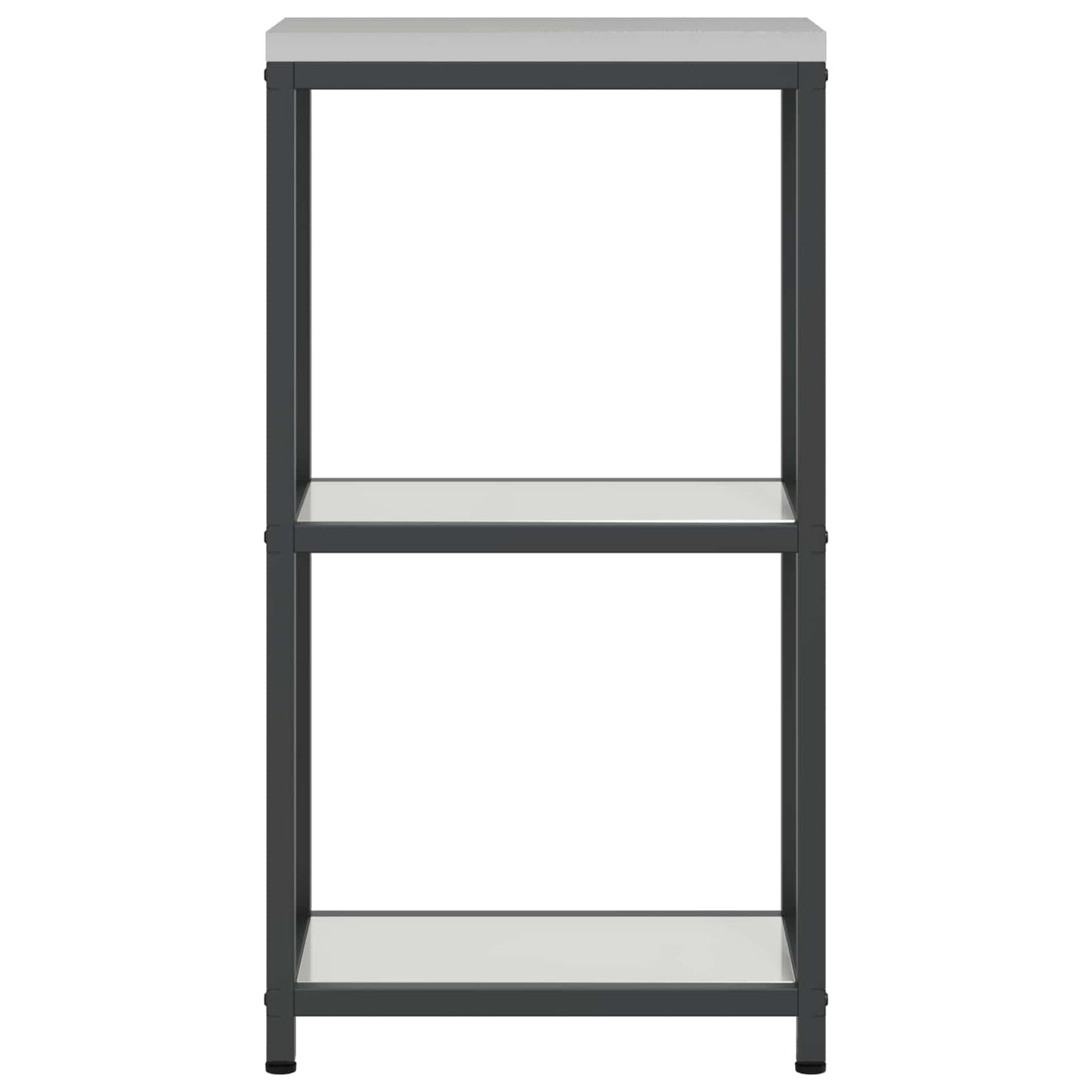 Kitchen Storage with Shelf Silver 30 x 50 x 92 cm Steel