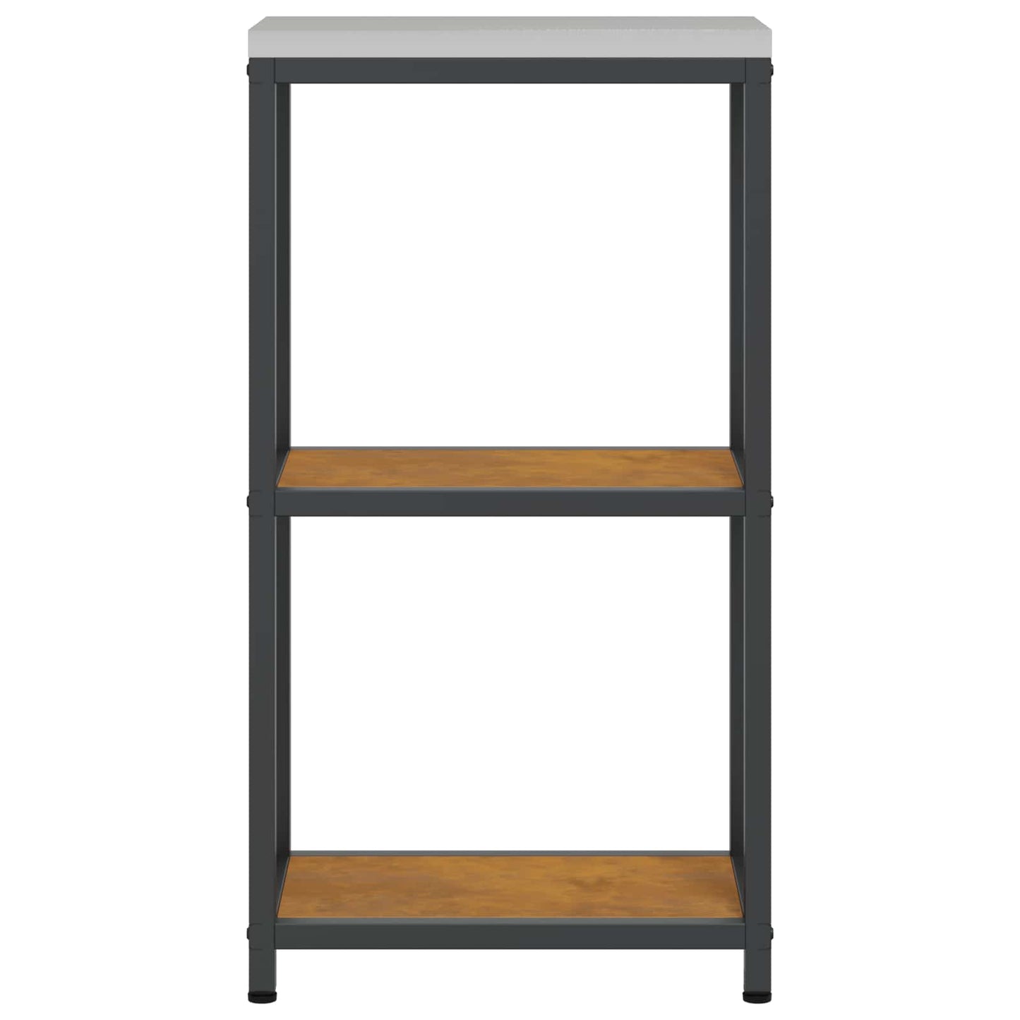 Kitchen Storage HATTEM Rusty 30 x 50 x 92 cm Steel