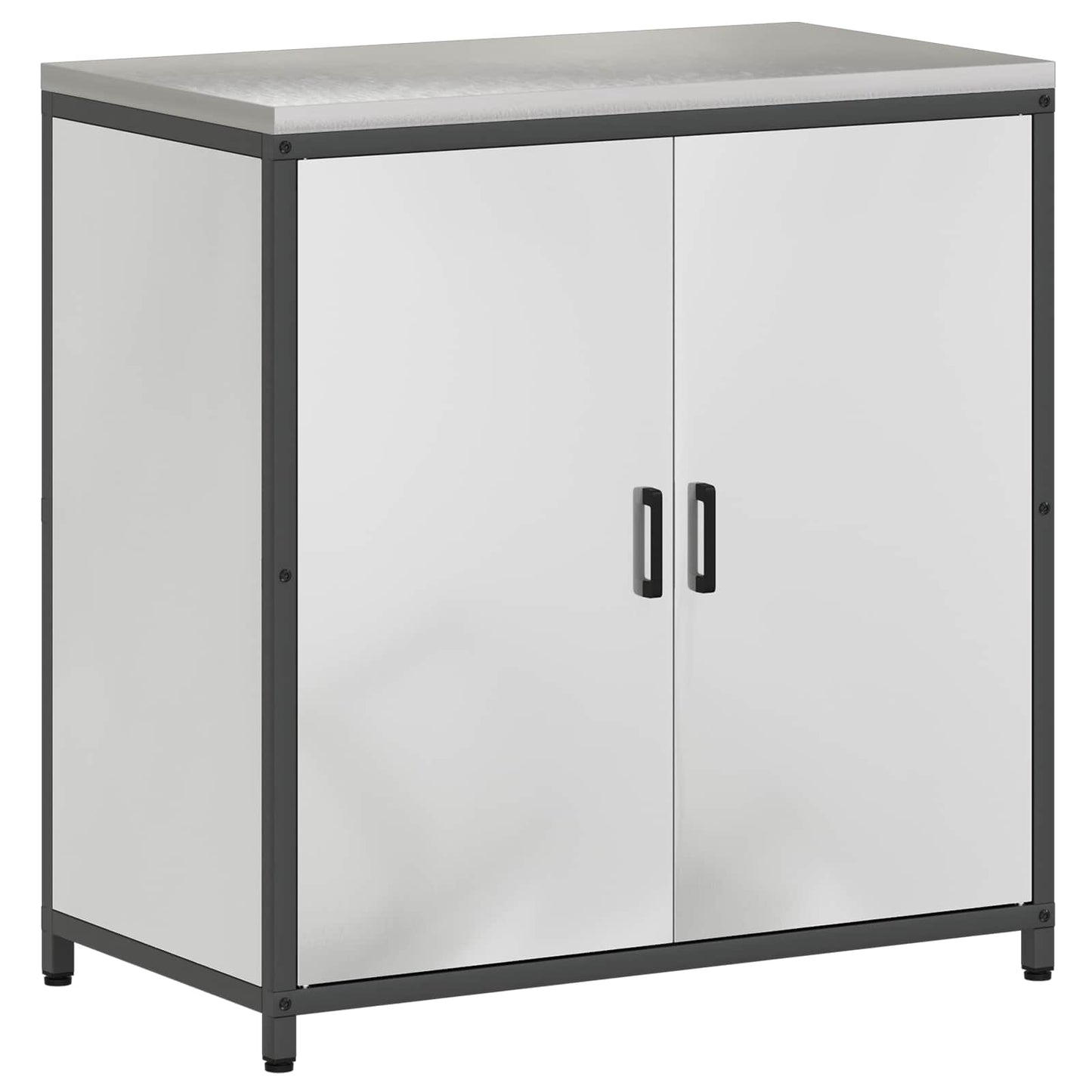 Kitchen Storage HATTEM Silver 90 x 50 x 92 cm Steel