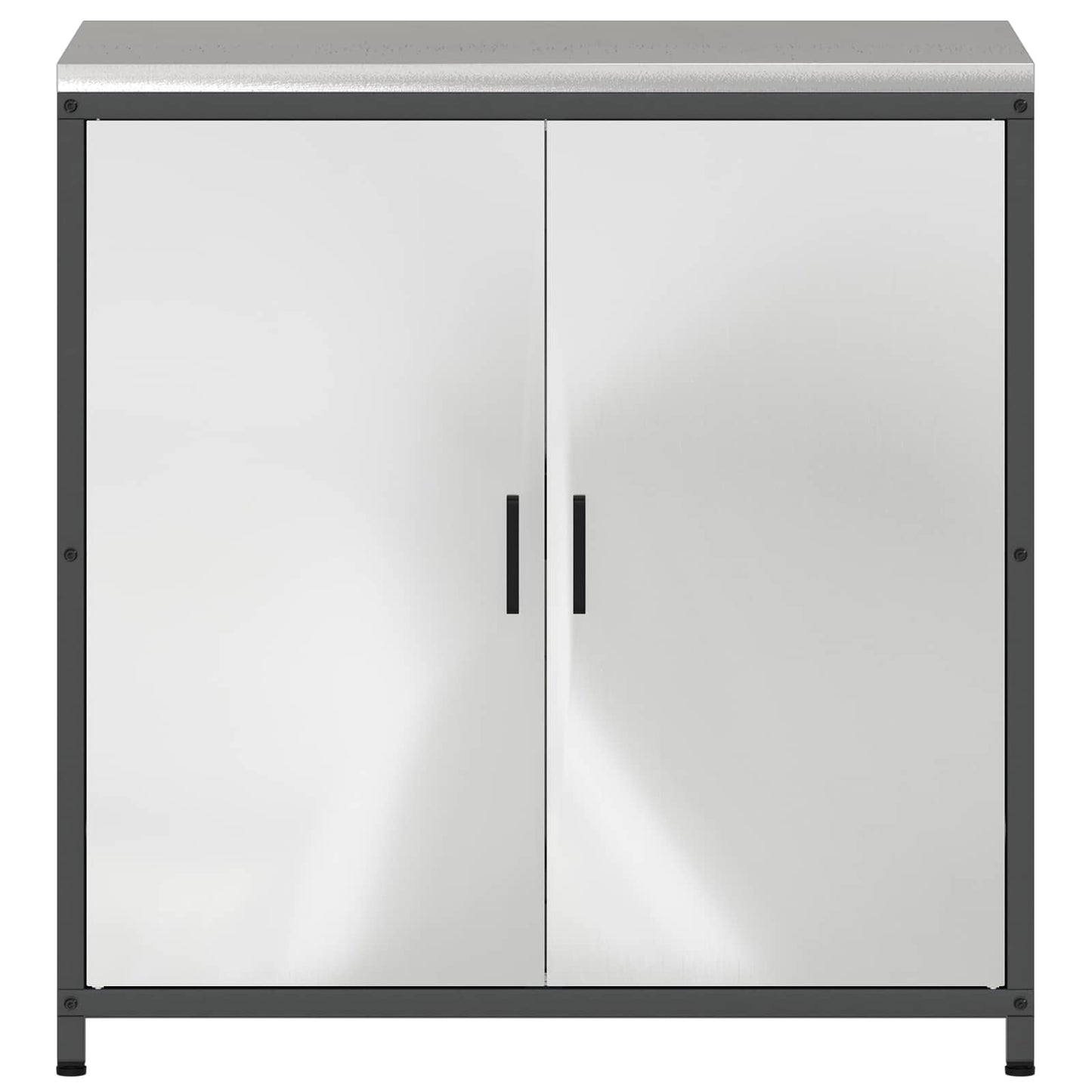 Kitchen Storage HATTEM Silver 90 x 50 x 92 cm Steel