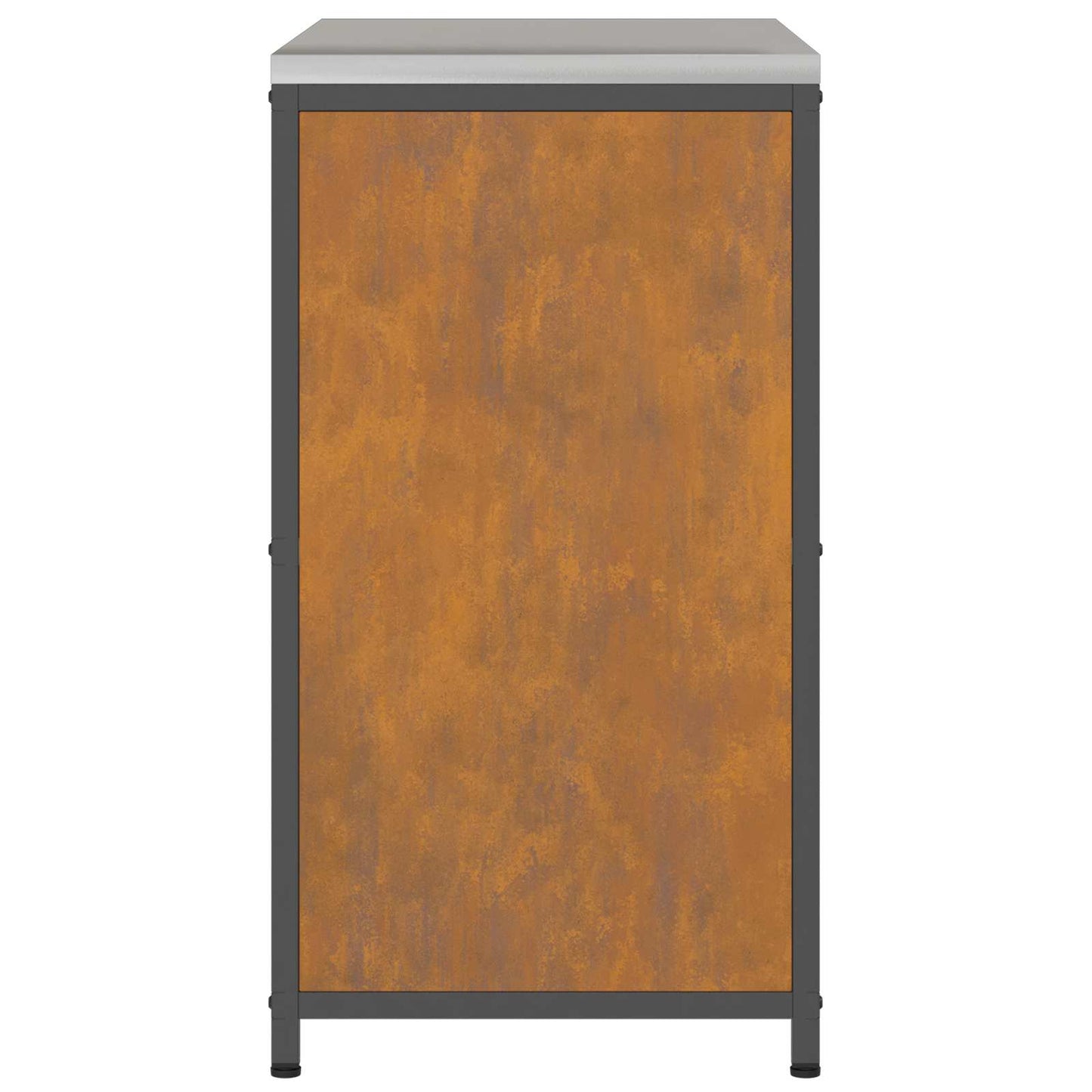 Kitchen Storage with Shelf Rusty 90 x 50 x 92 cm Steel