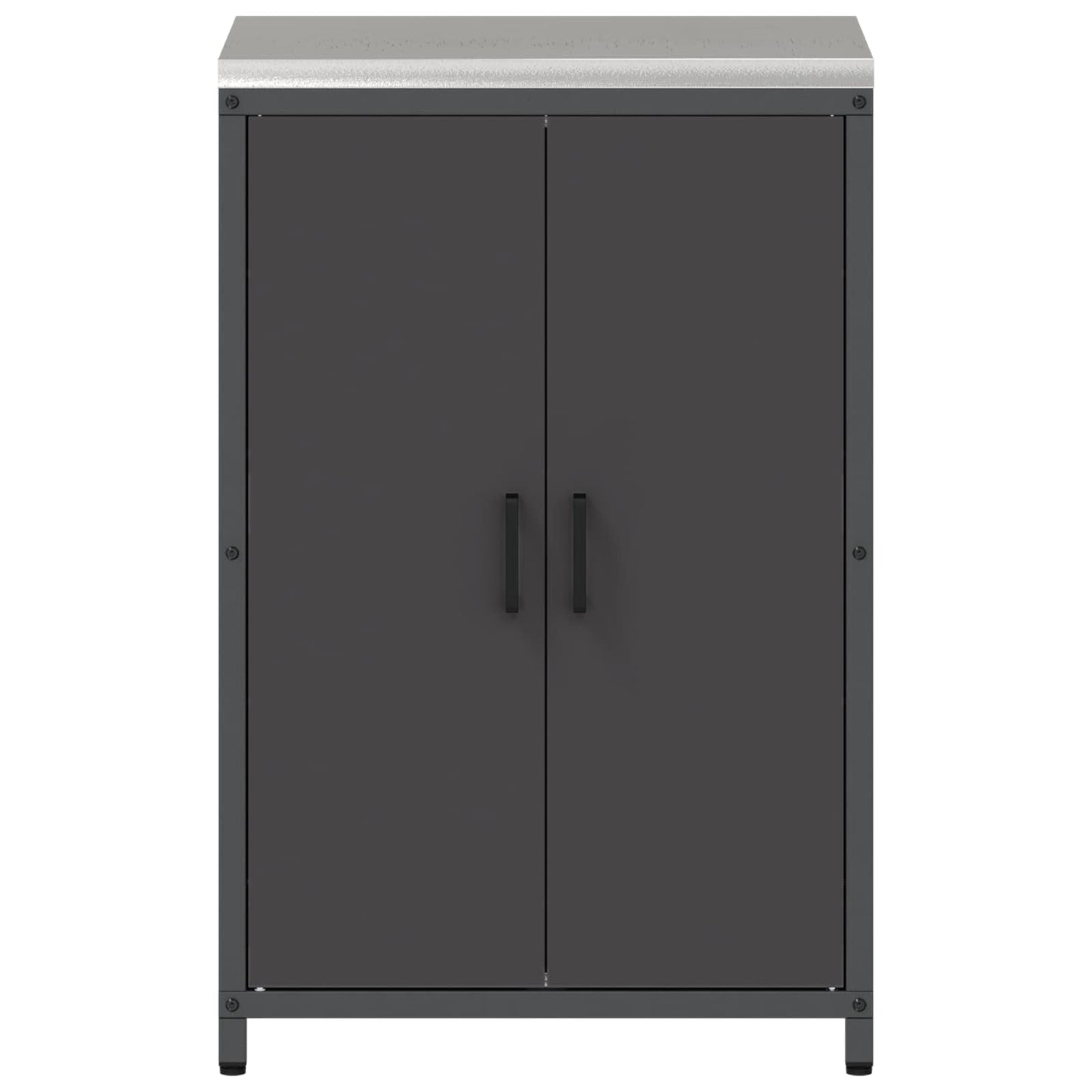 Kitchen Storage HATTEM Black 60 x 50 x 92 cm Steel