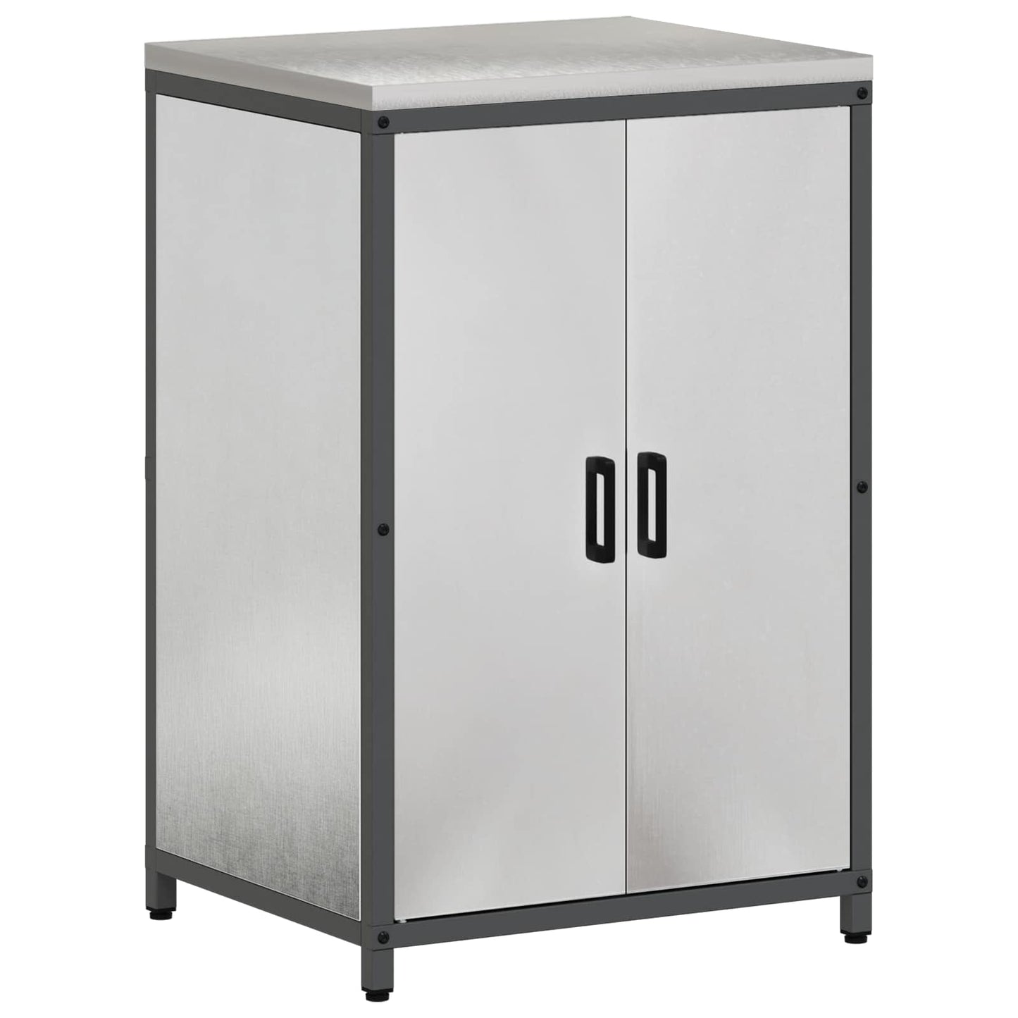 Kitchen Storage HATTEM Silver 60 x 50 x 92 cm Steel