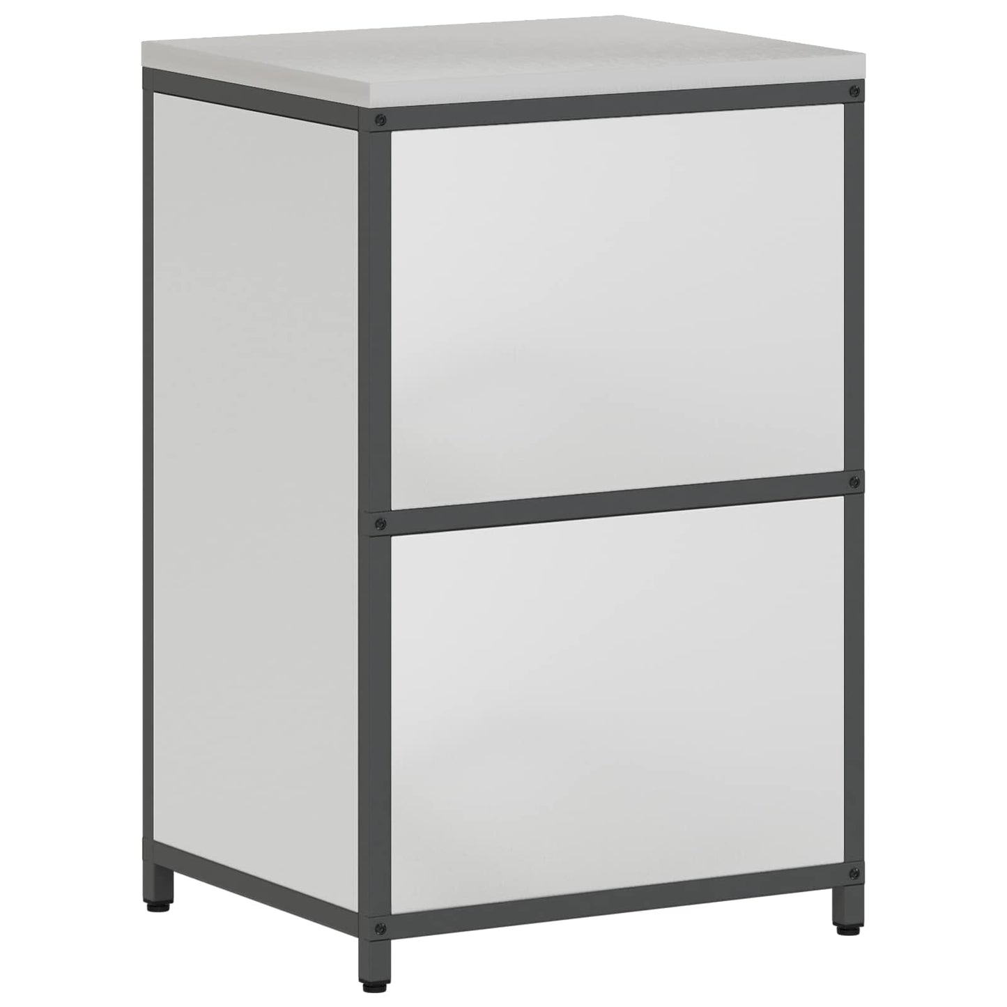 Kitchen Storage HATTEM Silver 60 x 50 x 92 cm Steel
