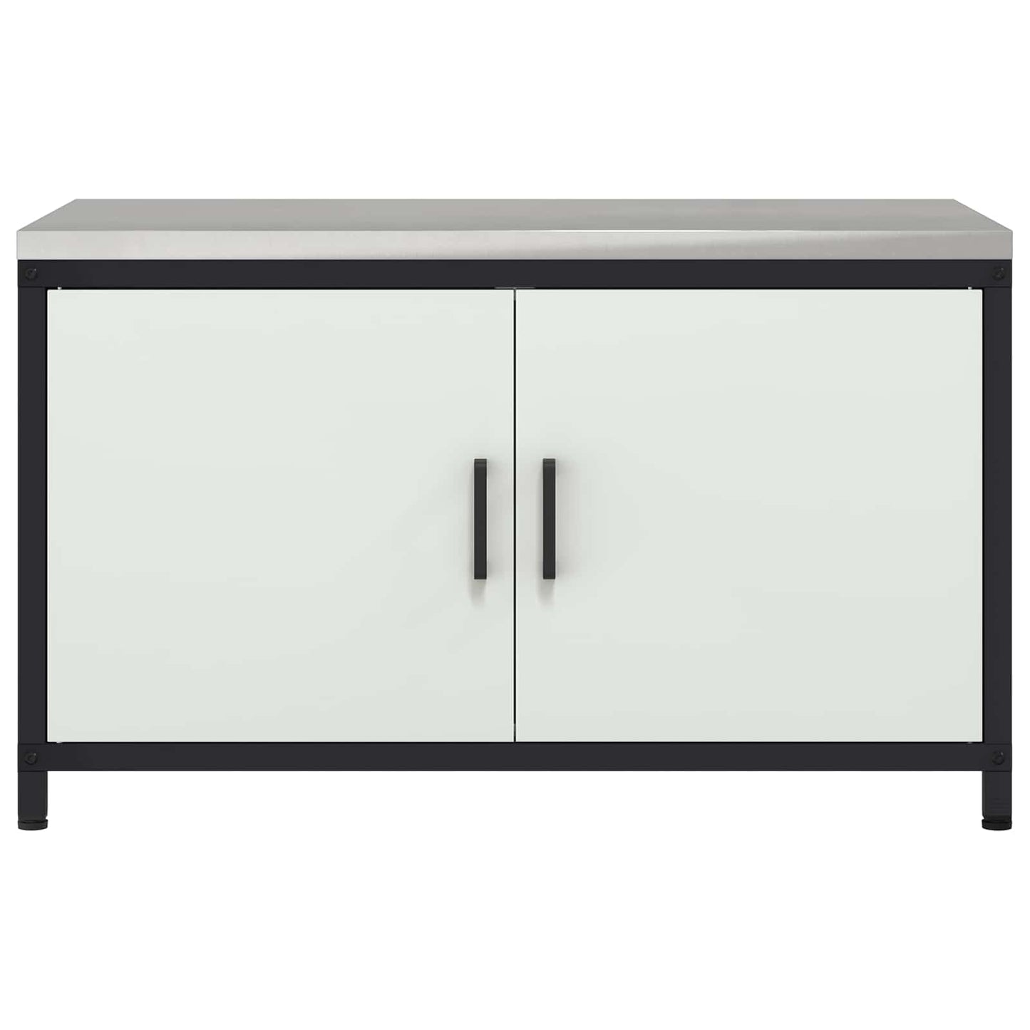 Kitchen Storage HATTEM White 90 x 50 x 53 cm Steel