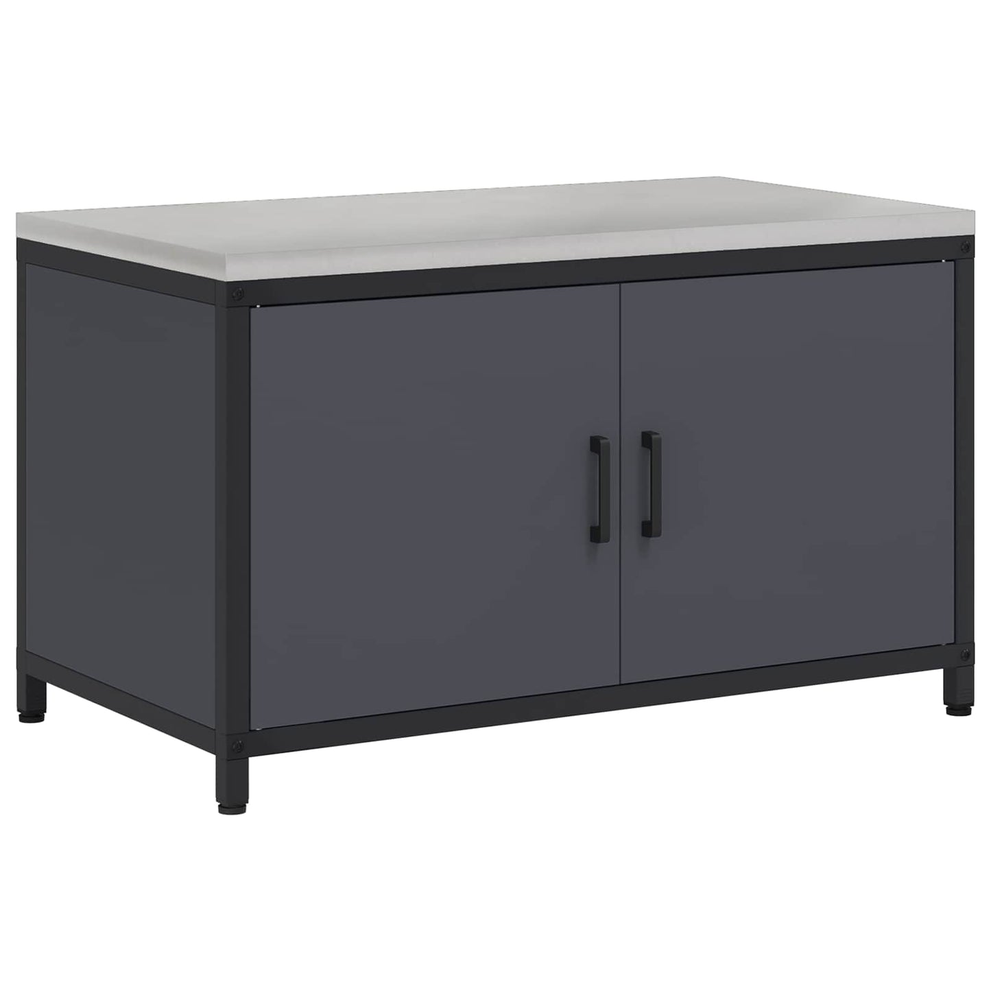 Kitchen Storage HATTEM Anthracite 90 x 50 x 53 cm Steel