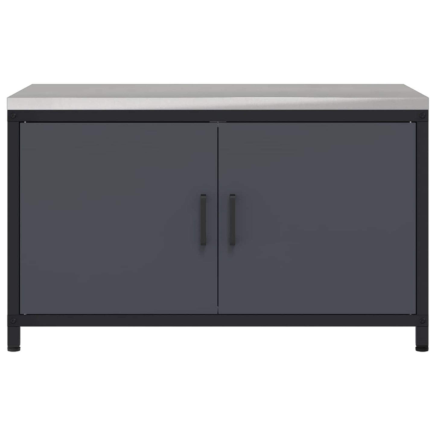 Kitchen Storage HATTEM Anthracite 90 x 50 x 53 cm Steel