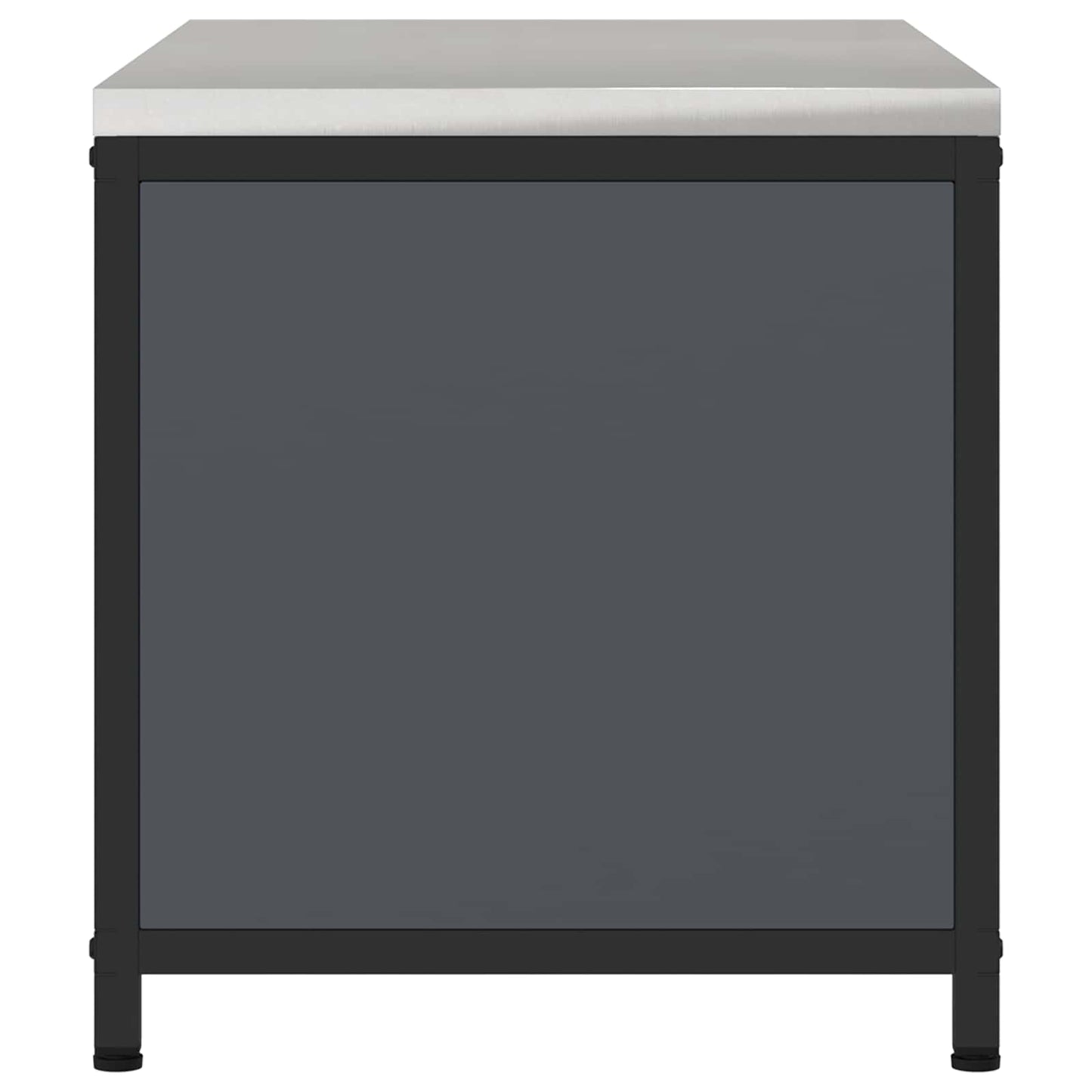 Kitchen Storage HATTEM Anthracite 90 x 50 x 53 cm Steel