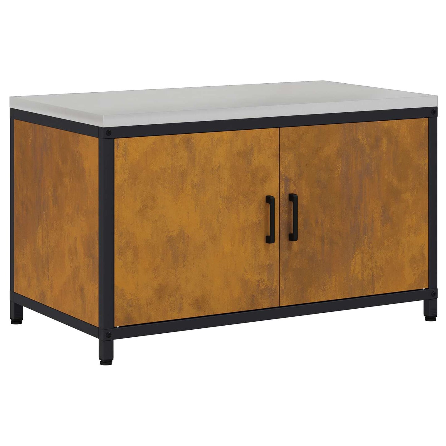Kitchen Storage HATTEM Rusty 90 x 50 x 53 cm Steel