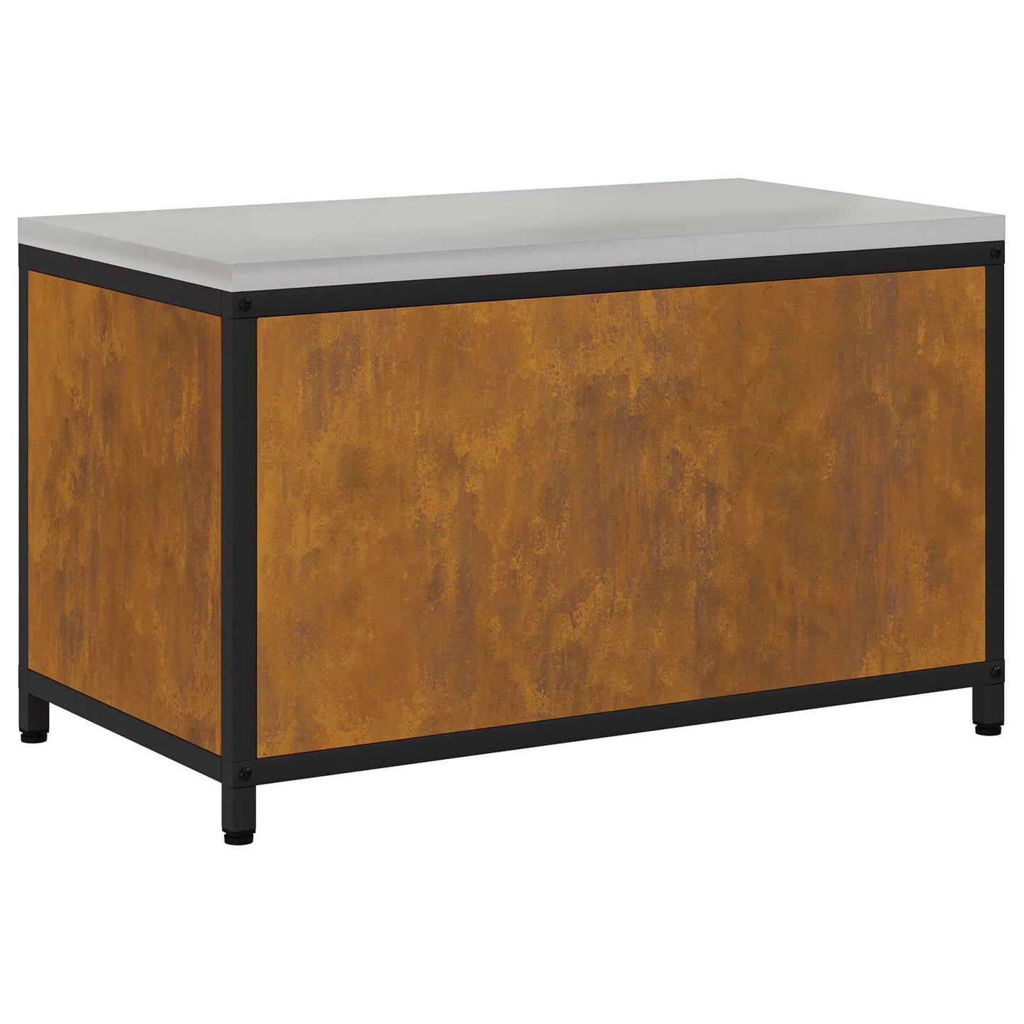 Kitchen Storage HATTEM Rusty 90 x 50 x 53 cm Steel