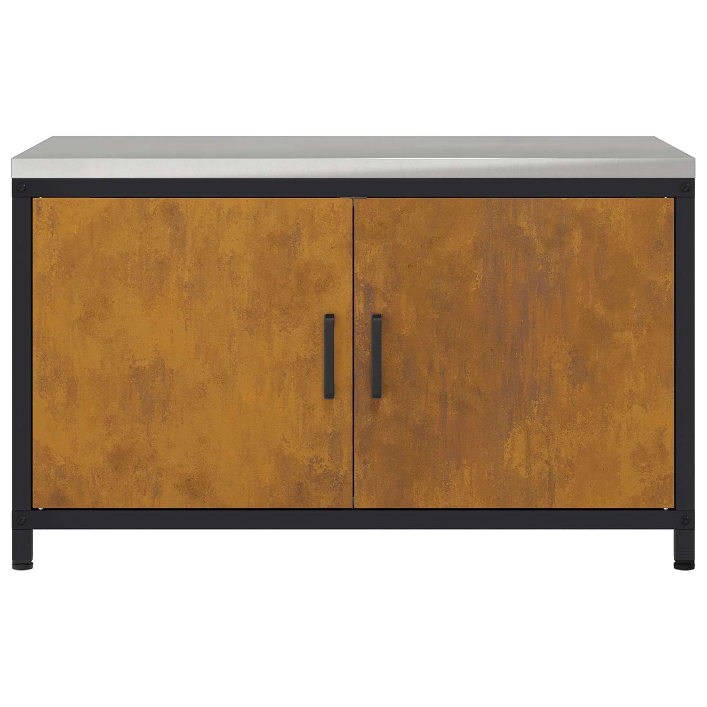 Kitchen Storage HATTEM Rusty 90 x 50 x 53 cm Steel