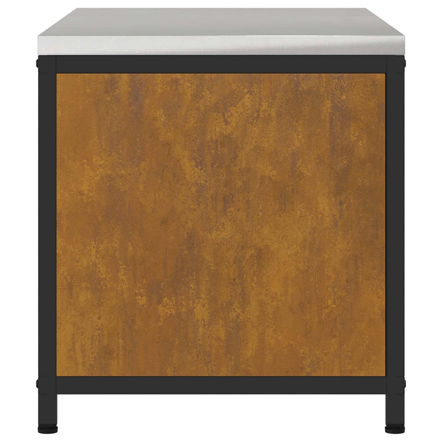 Kitchen Storage HATTEM Rusty 90 x 50 x 53 cm Steel