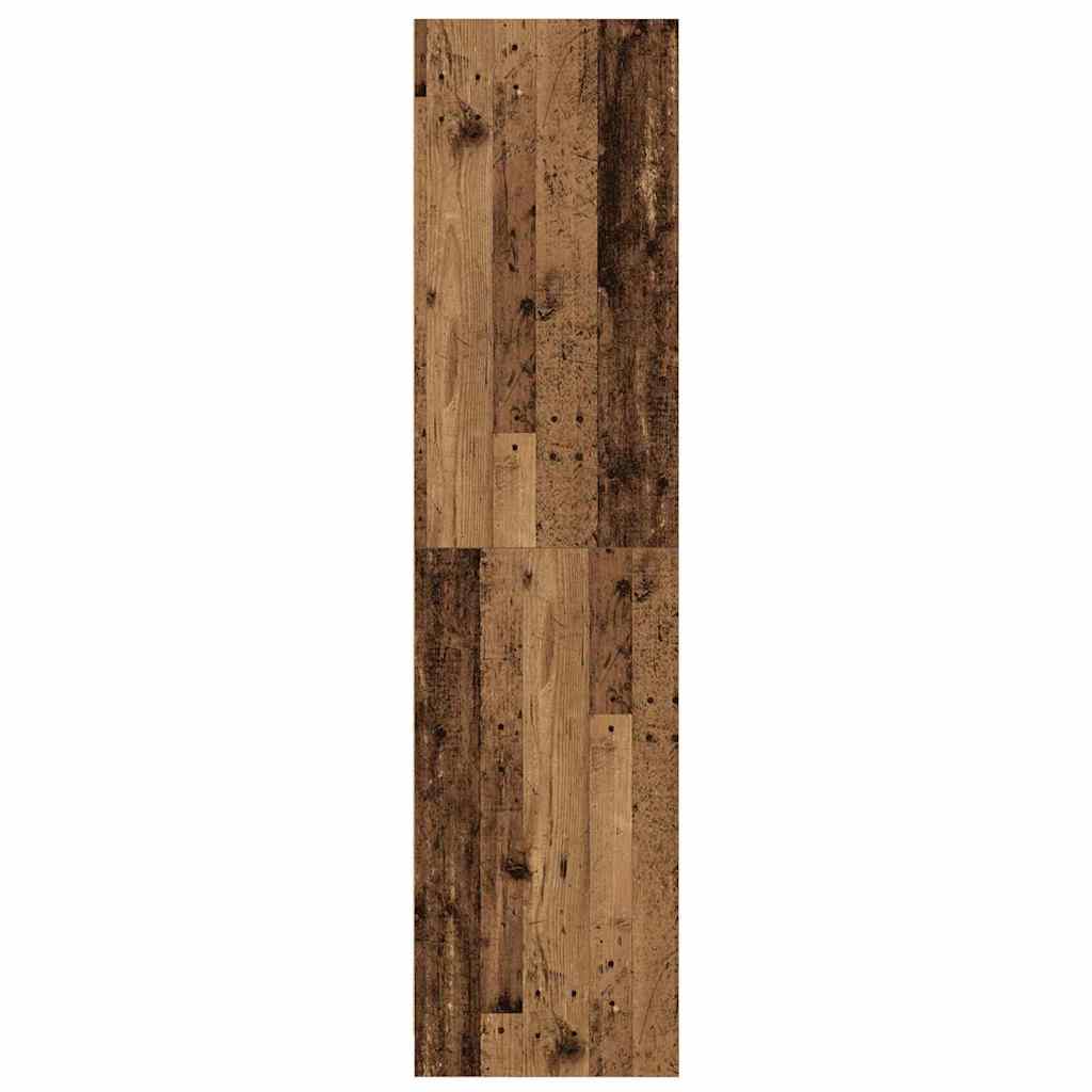 Wardrobe with Shelf Old Wood 50 x 50 x 200 cm Engineered Wood