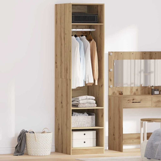 Wardrobe Artisan Oak 50 x 50 x 200 cm Engineered Wood