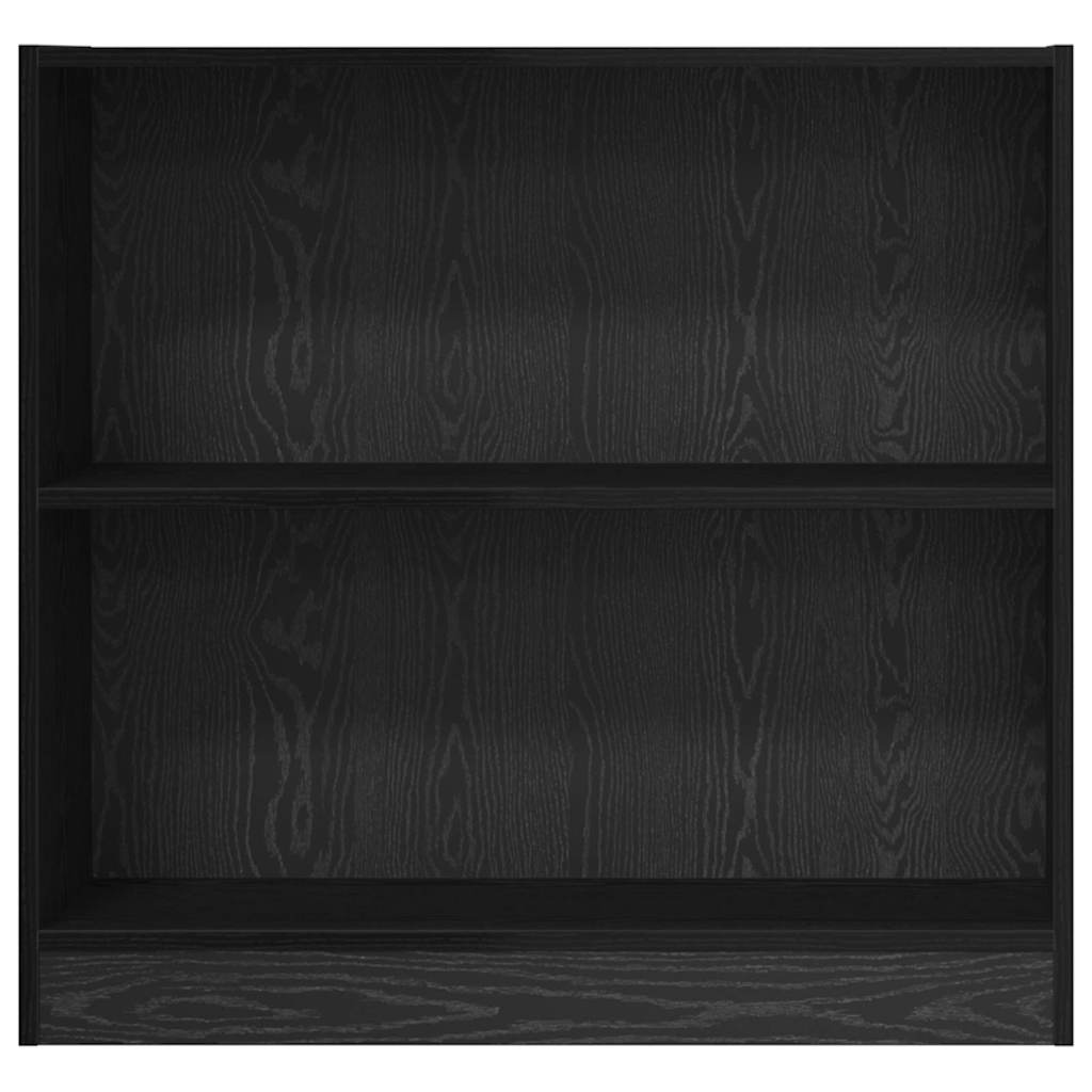 Bookshelf 80 x 24 x 76 cm Engineered Wood Black Oak
