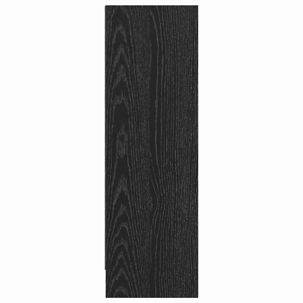 Bookshelf 80 x 24 x 76 cm Engineered Wood Black Oak