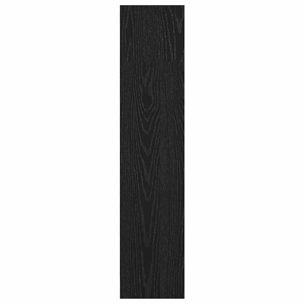 Bookshelf 80 x 24 x 109 cm Engineered Wood Black Oak