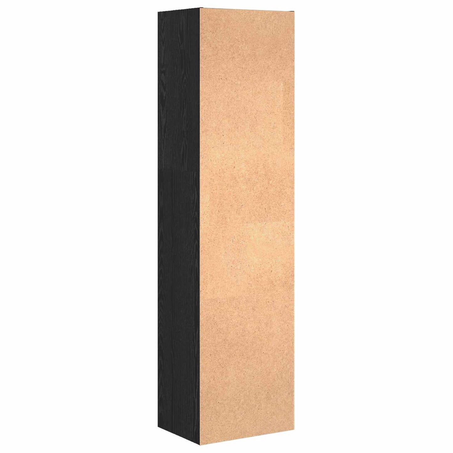 Bookshelf 4-Tier 40 x 30 x 152 cm Engineered Wood Black Oak