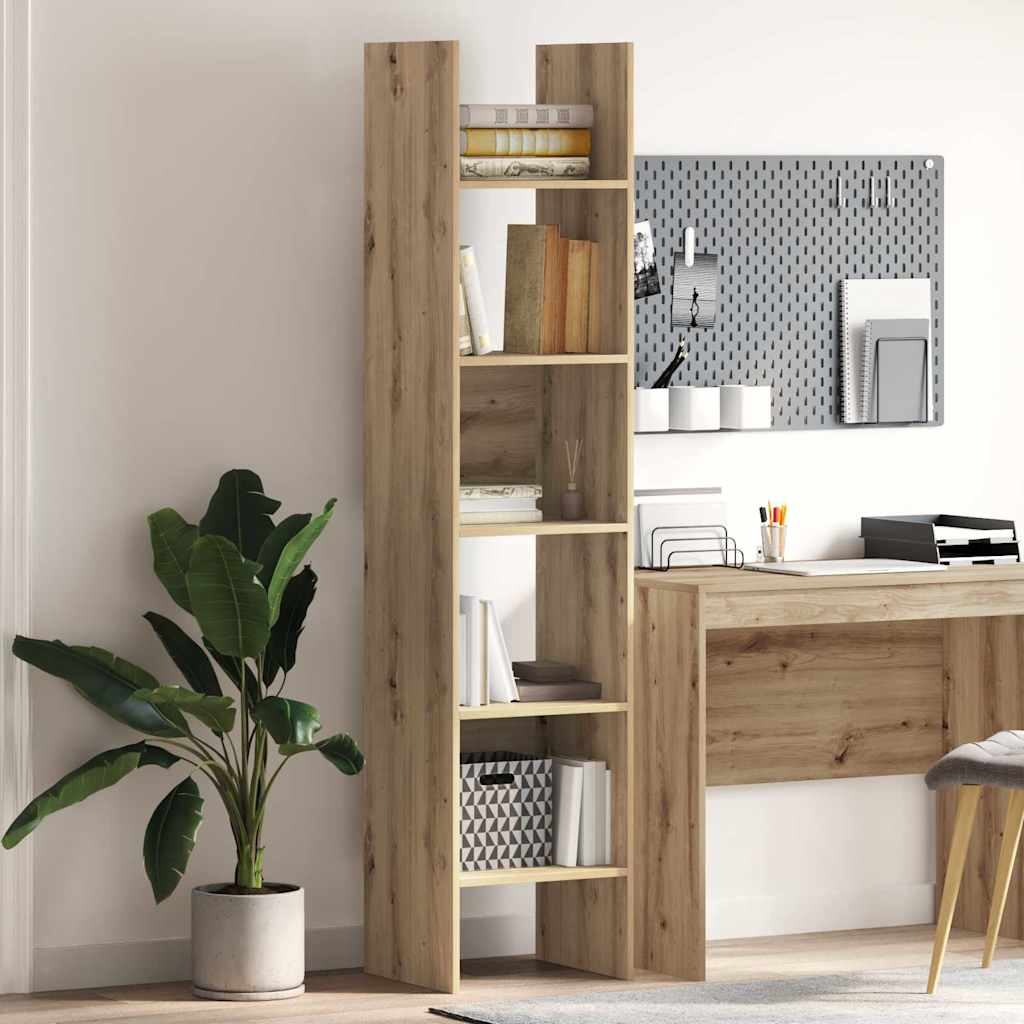 Book Cabinet 5-Tier 40 x 35 x 180 cm Engineered Wood