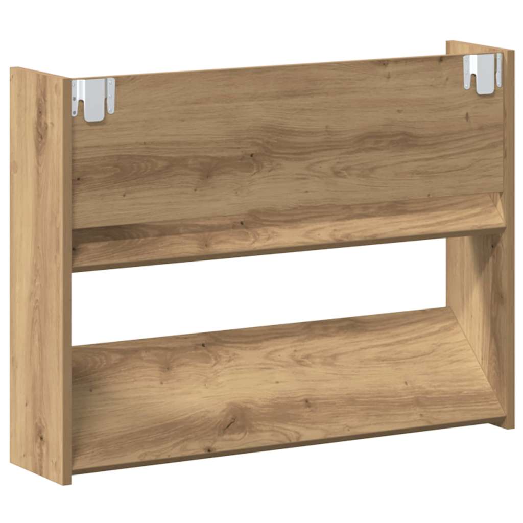 Shoe Cabinet 2 pcs 81 x 18 x 60 cm Engineered Wood Artisan Oak